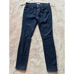 LOFT Outlet Petite Modern Skinny Dark Wash Denim Jeans Size 00‎